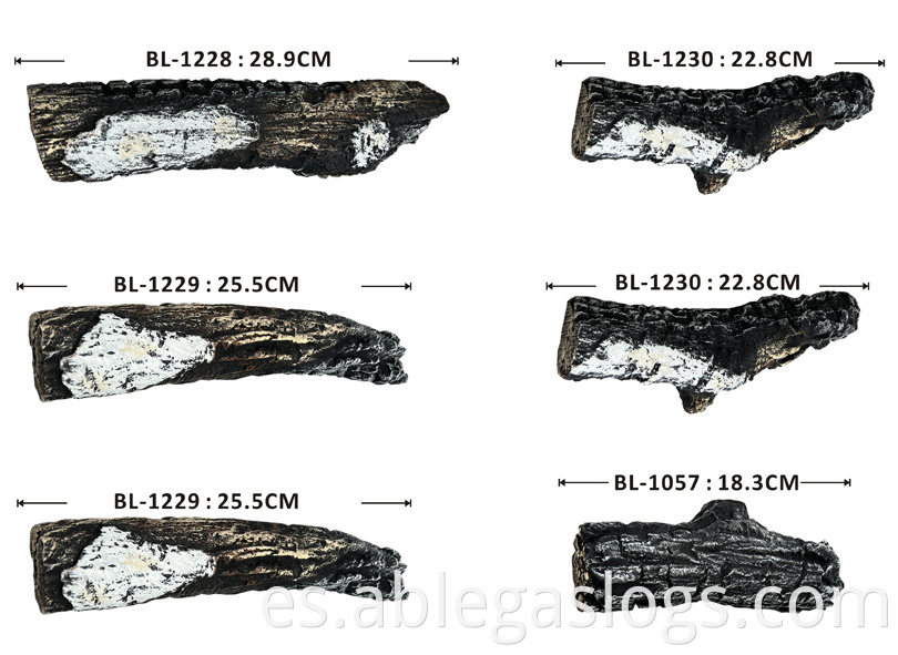 Ceramic Birch Gas Logs Jpg